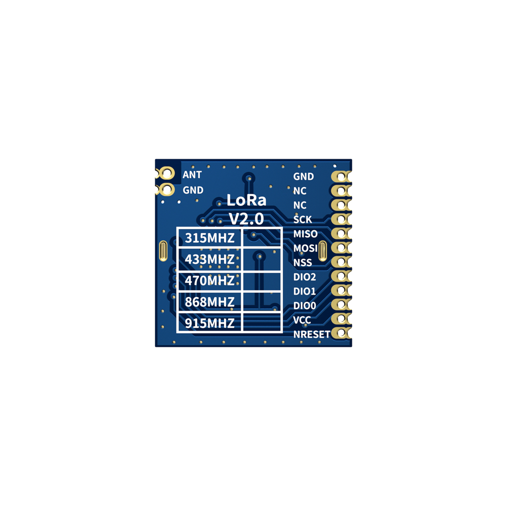 LoRa1278: Беспроводной модуль LoRa 433/490 МГц с защитой от электростатического разряда