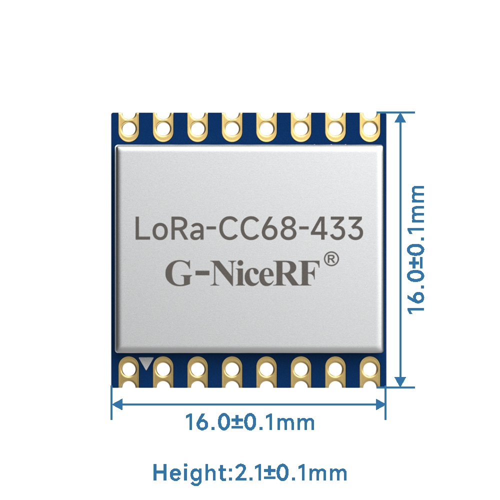 LoRa-CC68: модуль 433/470/490 МГц на базе LLCC68 с портом SPI