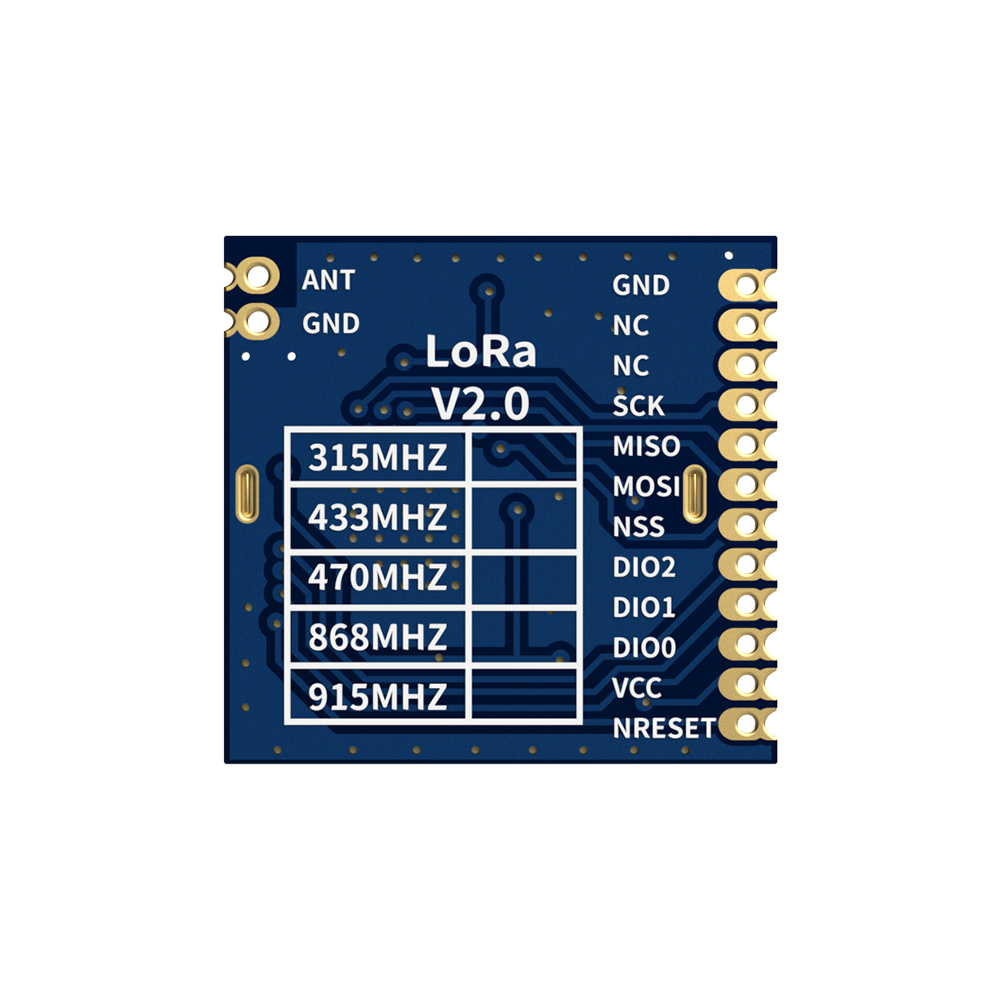 LoRa1276-915: сертифицированный FCC ID внешний модуль LoRa 915 МГц SX1276