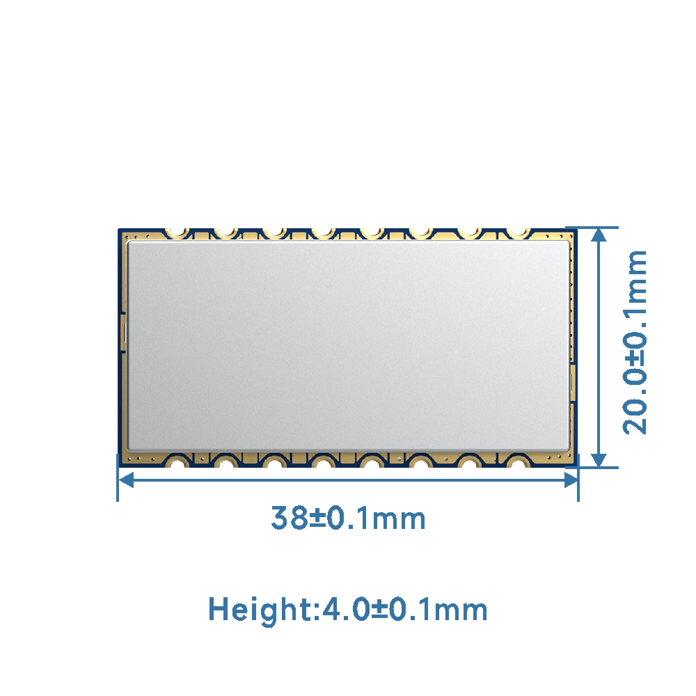 RF4432F27: 500 МВт SI4432 RF -передатчик и модуль приемника с 10PPM Crystal Gscillator