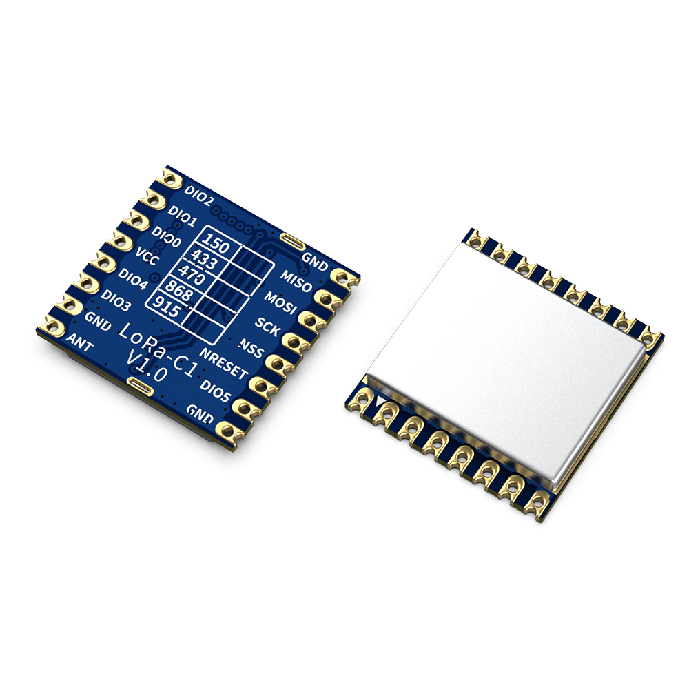 LoRa1278-C1: Модуль LoRa 433/490 МГц SX1278 с интерфейсным модулем SPI и защитой от электростатического разряда