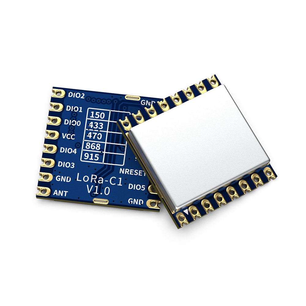 LoRa1278-C1: Модуль LoRa 433/490 МГц SX1278 с интерфейсным модулем SPI и защитой от электростатического разряда