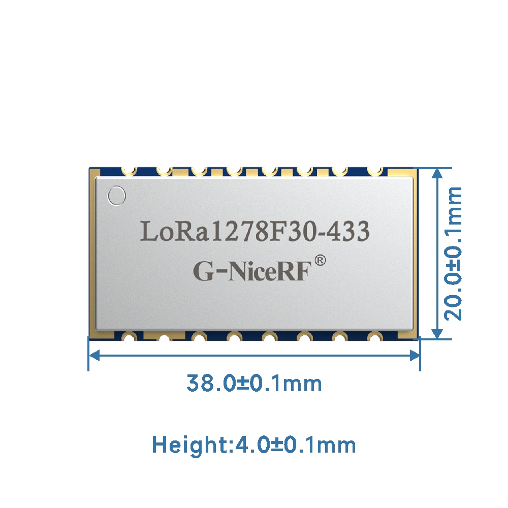 LoRa1278F30 : Беспроводной модуль LoRa SX1278 мощностью 1 Вт с защитой от электростатического разряда