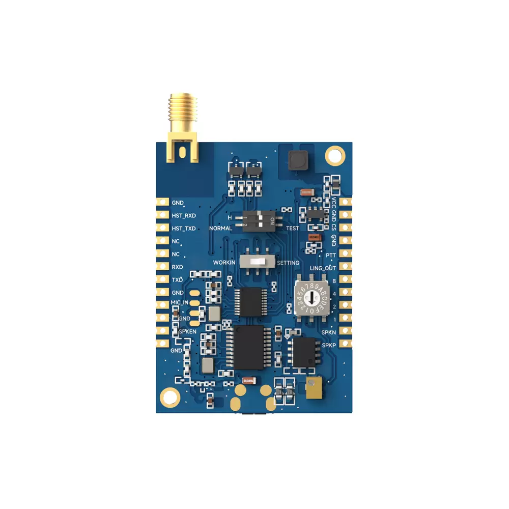 DMR828S: модуль рации DMR Tier II мощностью 2 Вт с AMBE++