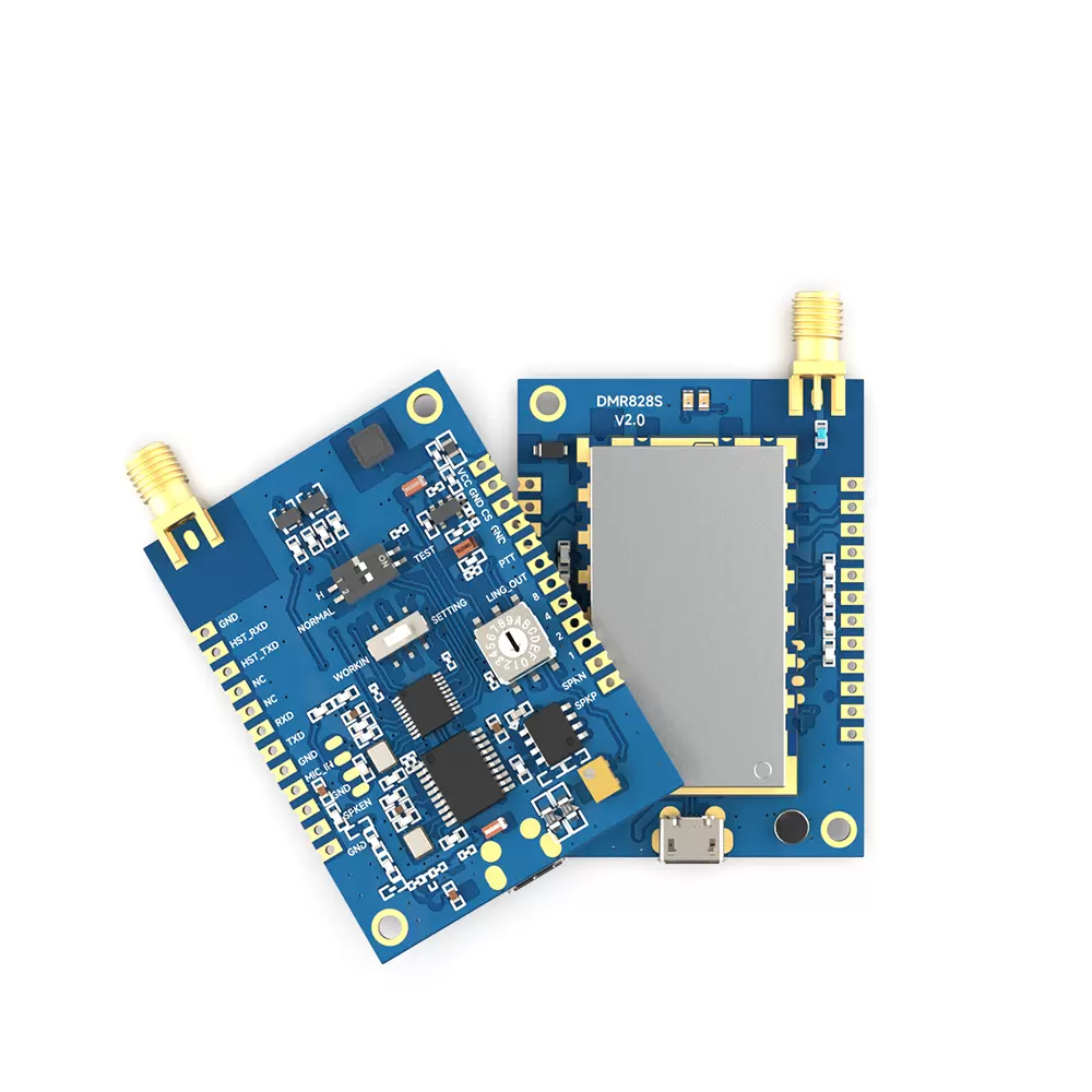 DMR828S: модуль рации DMR Tier II мощностью 2 Вт с AMBE++