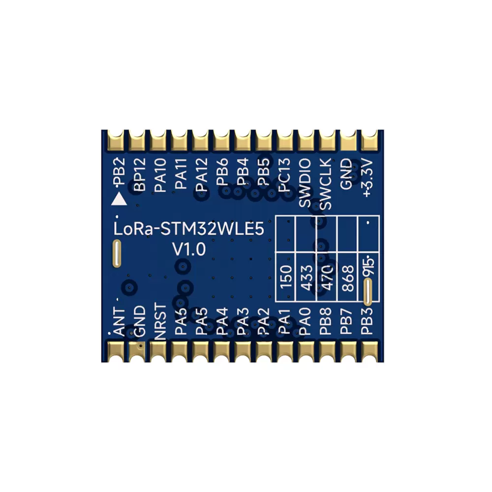LoRa-STM32WLE5: беспроводной модуль SOC со встроенным ядром ARM Cortex-M4 сверхкомпактного размера