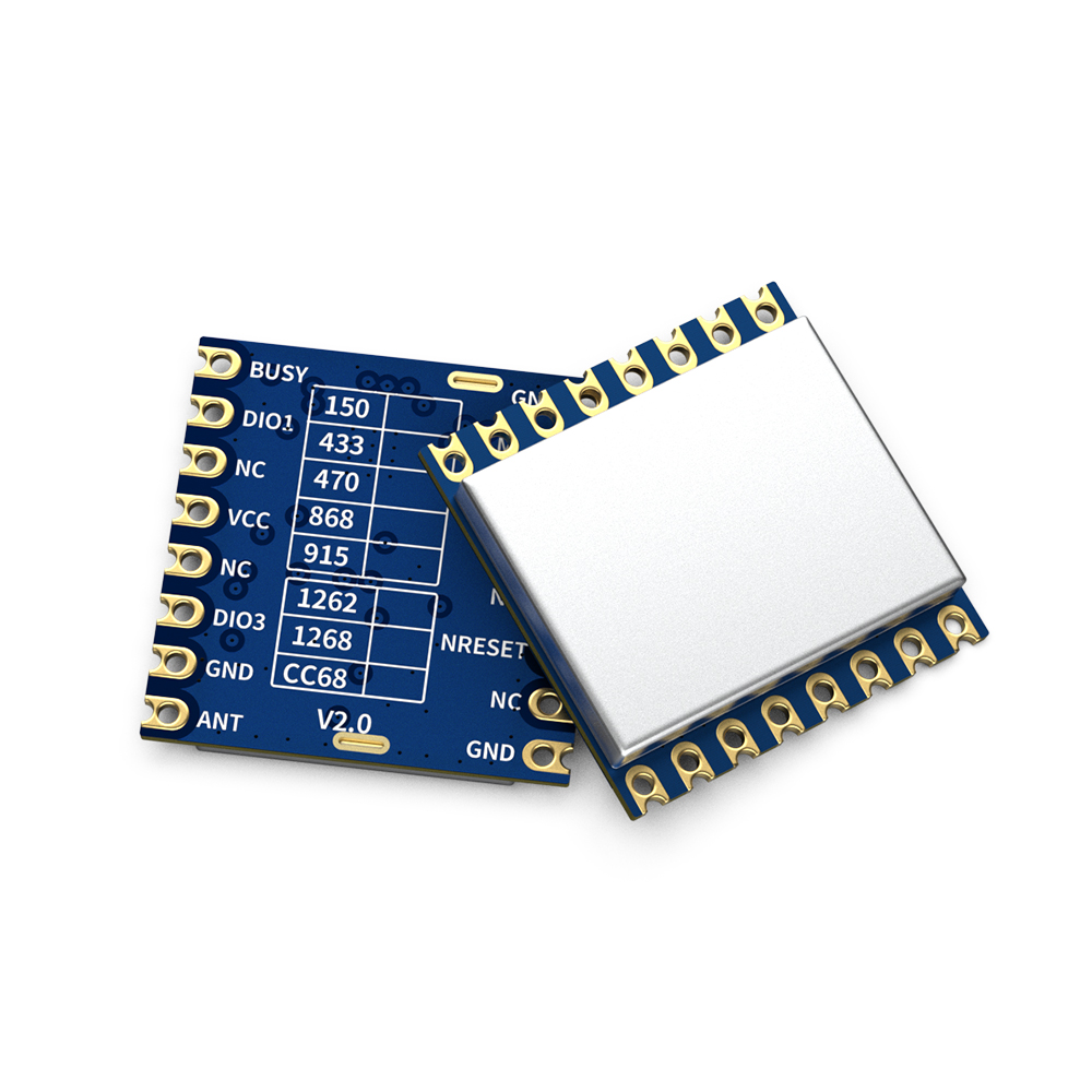 LoRa1268: Беспроводной модуль SX1268 мощностью 160 мВт с защитой от электростатического разряда