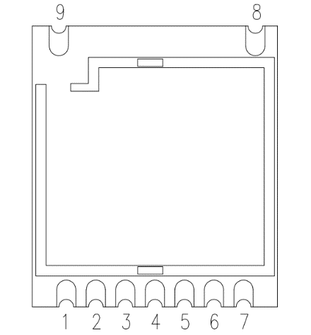 Определение контактов беспроводного последовательного порта ANT+ RF51422