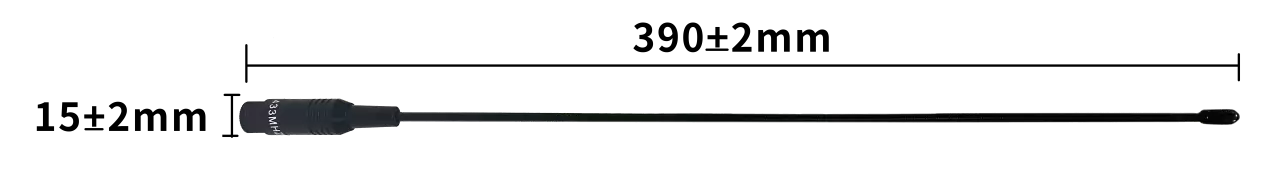 Штыревая антенна SW915-ZD200 размер Штыревая антенна SW915-ZD200 размер