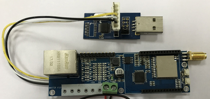 Аппаратное обеспечение базовой станции Master (интегрирующее модуль NiceRF)