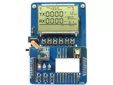 Как RF-модуль взаимодействует с демонстрационной платой DEMO для настройки параметров и отладки программы