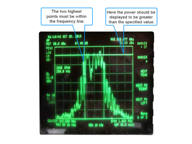 Модуль LoRa LoRa1262 тест мощности передачи