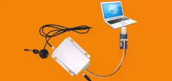 Схема подключения модуля беспроводной передачи данных SV6500 и компьютера