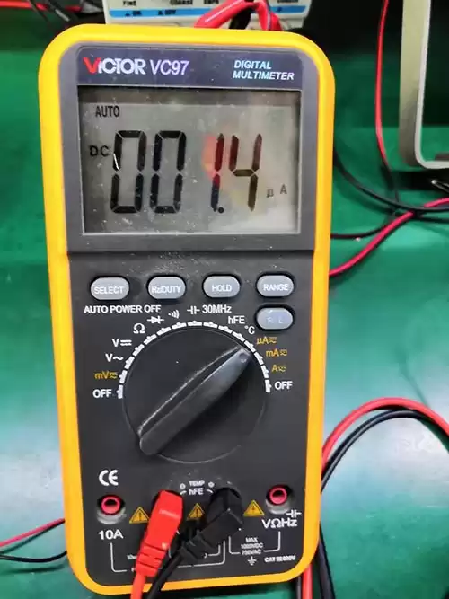 Модуль LoRa LoRa1262 измеряет ток сна