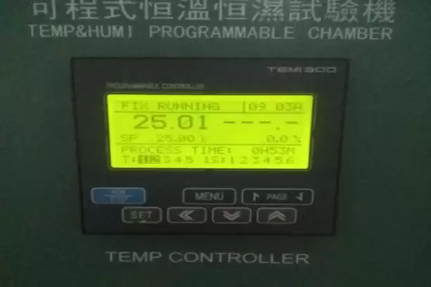 Установите термостат на 25°.