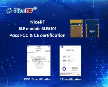 Модуль NiceRF BLE BLE 5101 прошел сертификацию FCC и CE