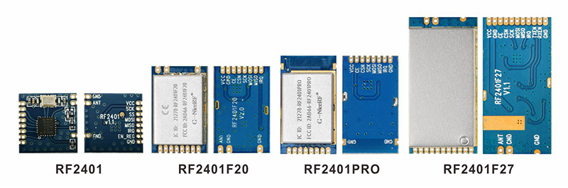 Радиочастотный модуль 2,4 ГГц RF2401, RF2401F20, RF2401F27 и RF2401Pro