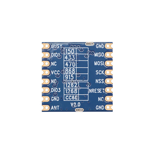 LoRa-CC68-868: Модуль LoRa на базе LLCC68 с одобренным CE-RED интерфейсом SPI и защитой от электростатического разряда.