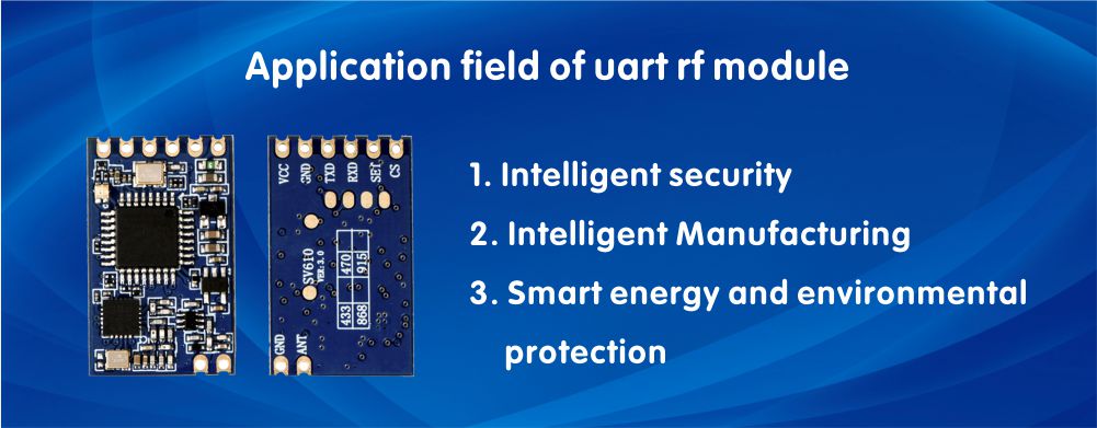 Область применения радиочастотного модуля UART