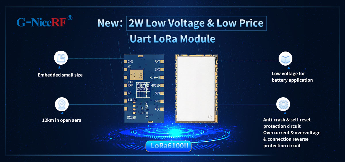 Модуль LLCC68 LoRa LoRa6100II