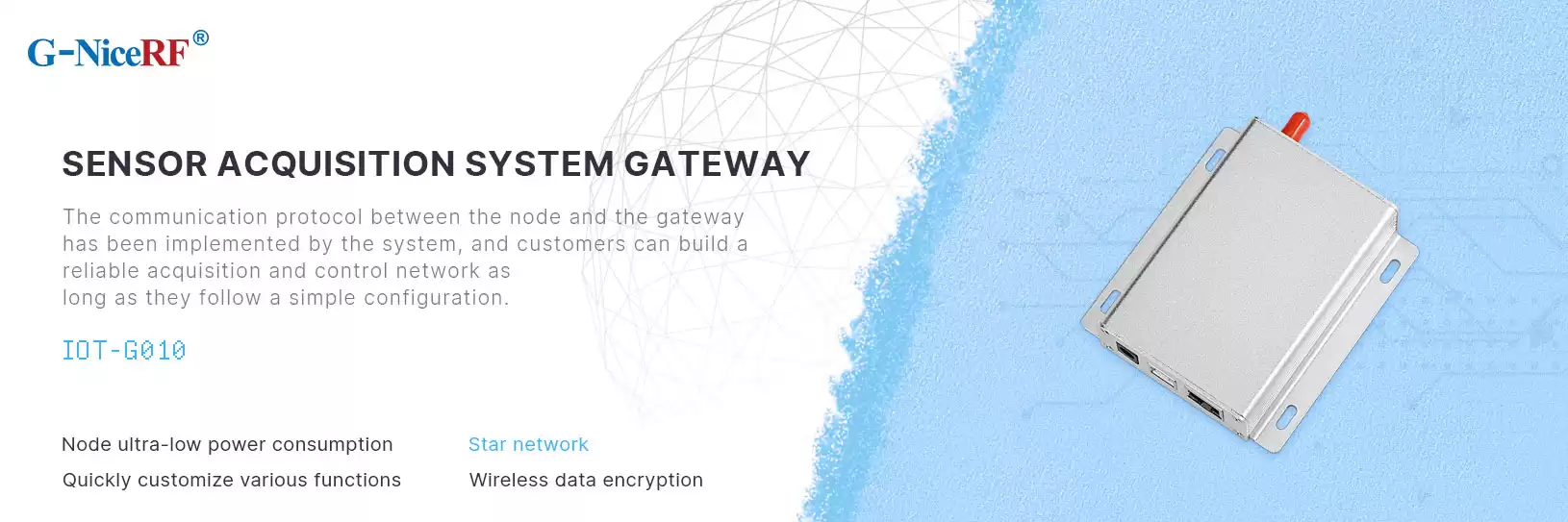 Шлюз системы мониторинга датчиков IOT IOT-G010