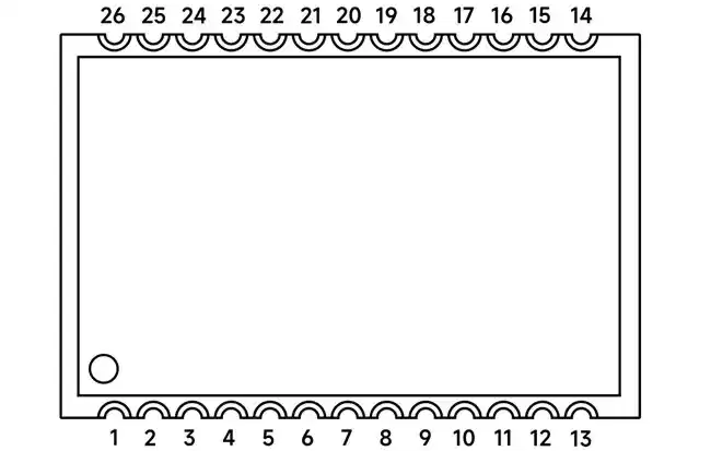 Определение контактов полнодуплексного модуля внутренней связи SA618F22