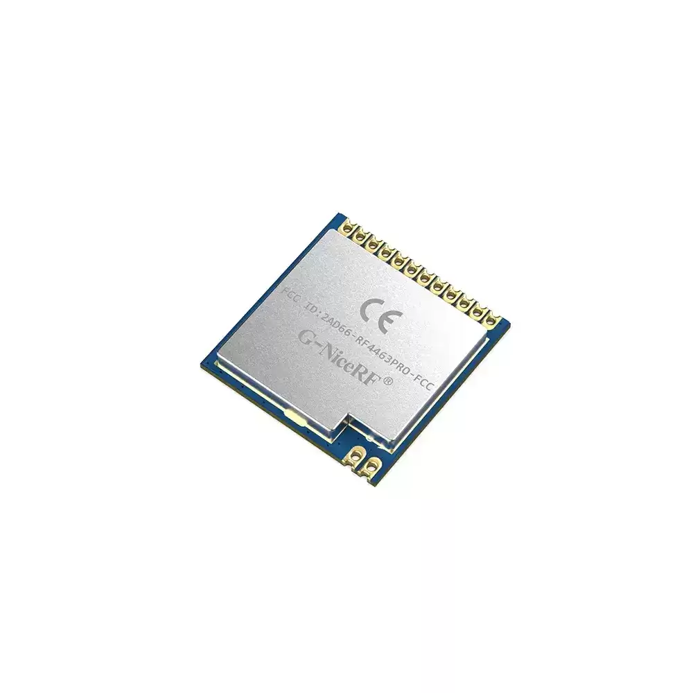 RF4463PRO-433 ：Si4463 433 МГц, сертифицированный FCC ID, IC ID и CE-RED интерфейсный модуль