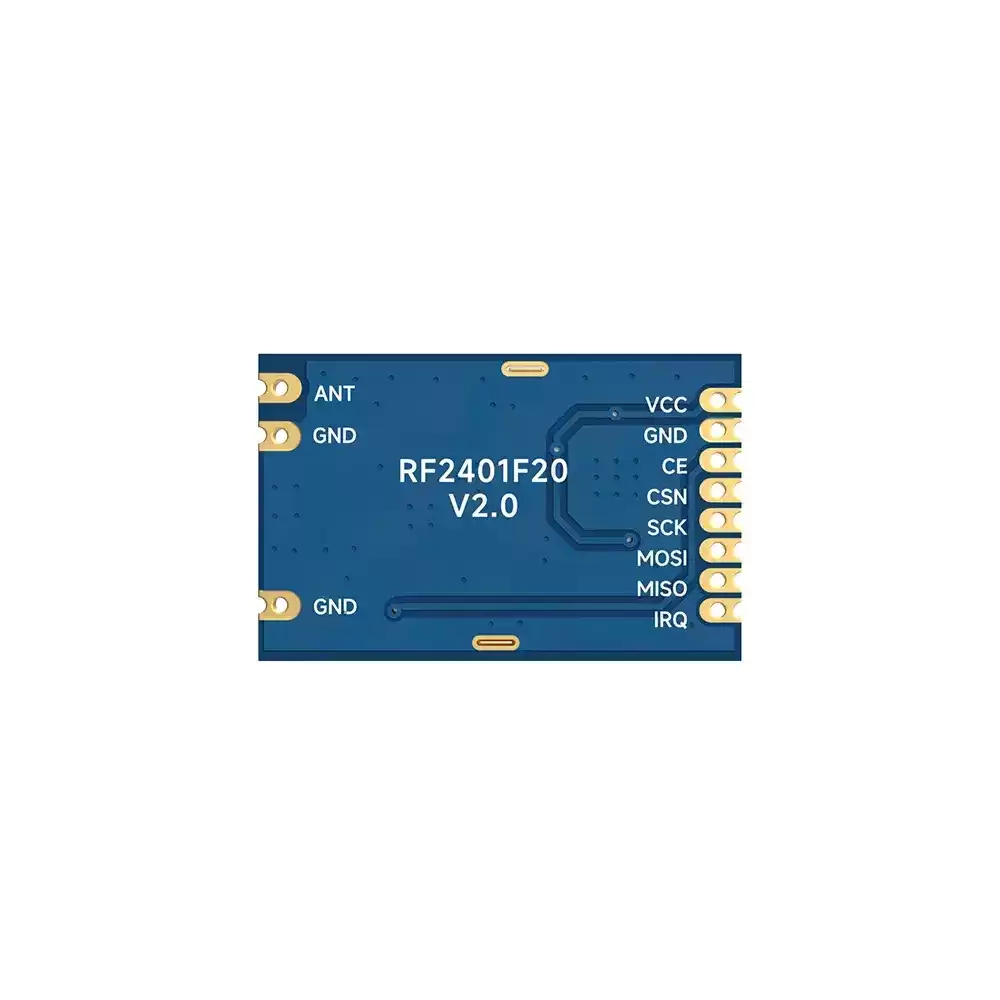 RF2401F20: nRF24L01+ 2,4 ГГц, сертифицированный CE-RED, FCC ID, IC ID и TELEC, оригинальный скандинавский радиочастотный модуль