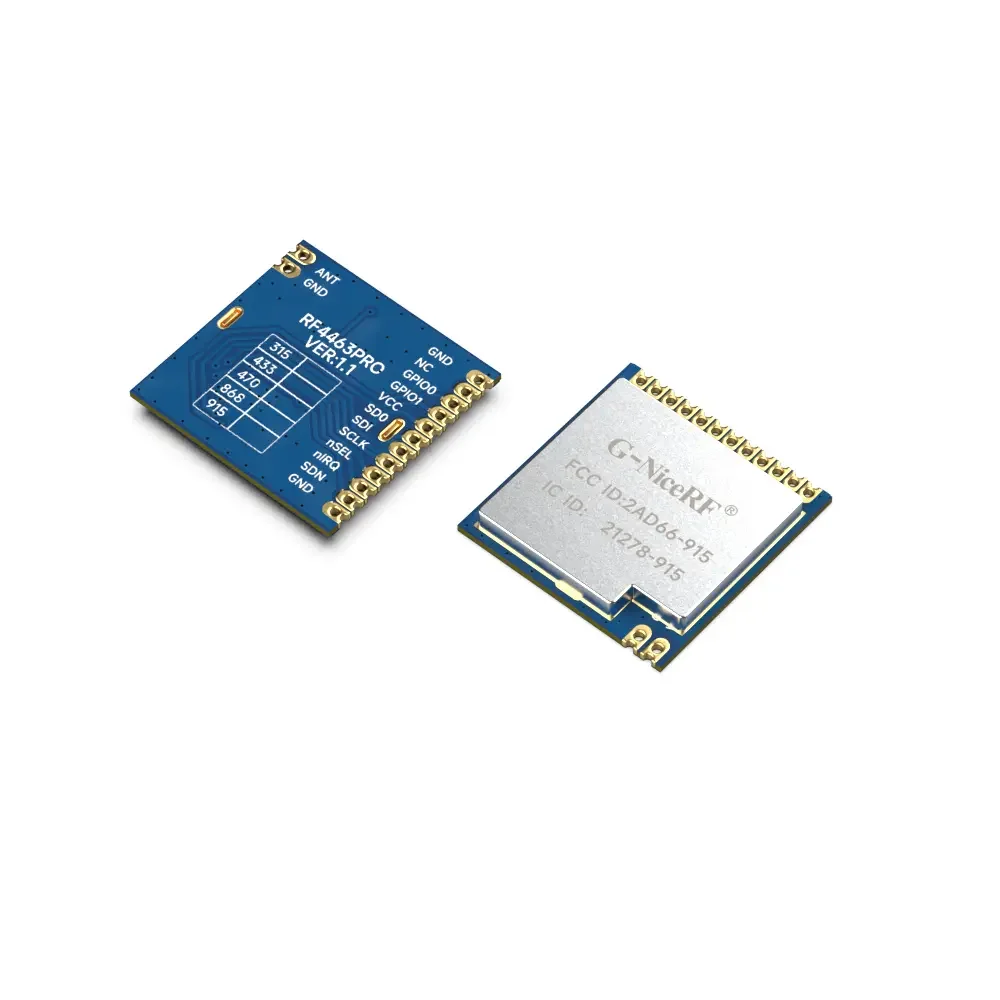 RF4463PRO-915: Si4463, 915 МГц, сертифицированный FCC ID и IC ID радиочастотный модуль