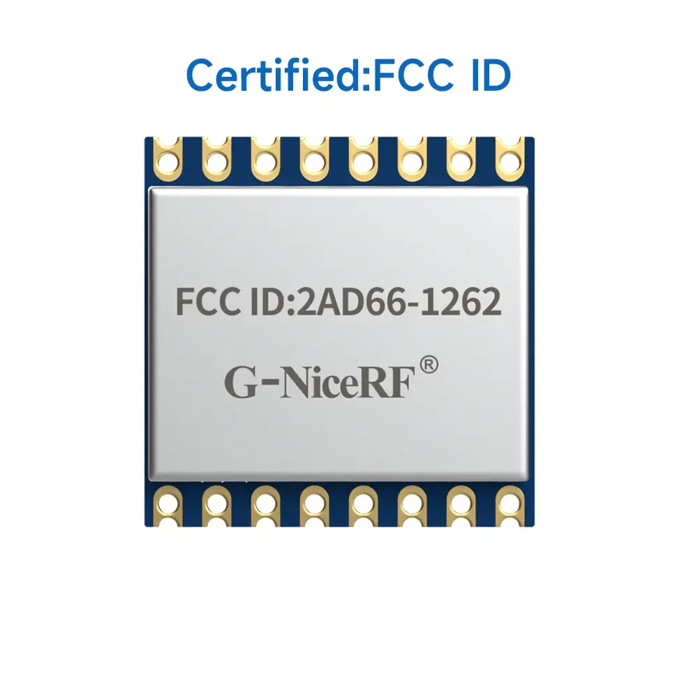 LoRa1262-915: Сертифицированный FCC ID SX1262, модуль LoRa 915 МГц с защитой от электростатического разряда