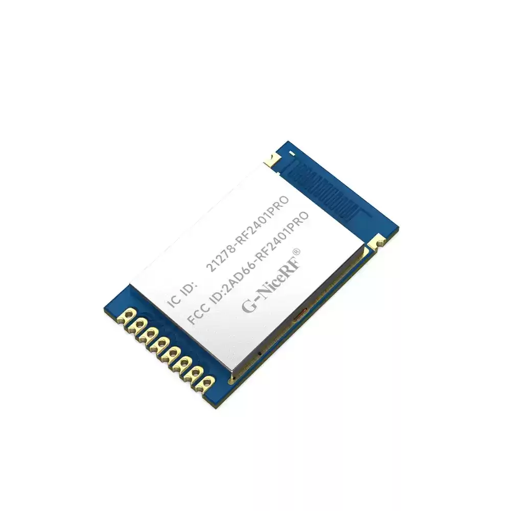 RF2401Pro: nRF24L01+, сертифицирован FCC ID и IC ID, 2,4 ГГц, с оригинальным Nordic
