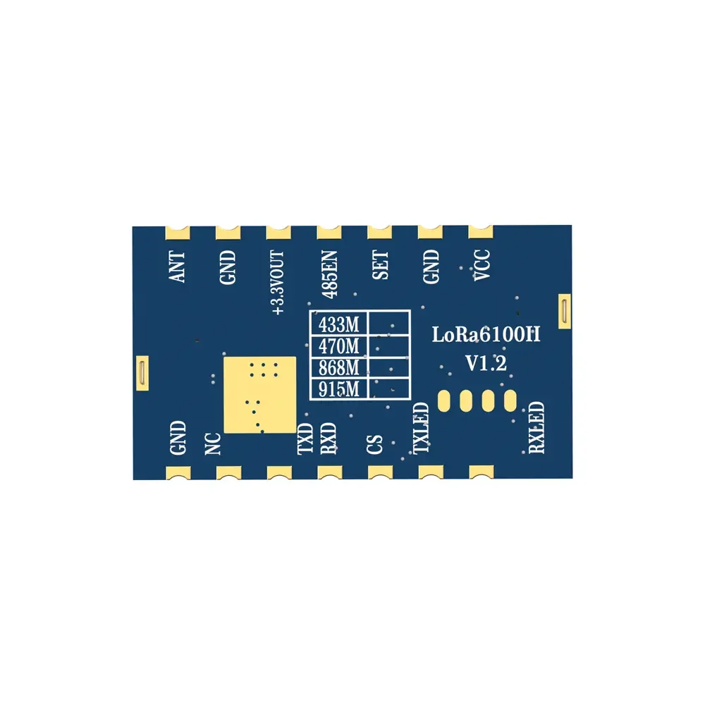 LoRa6100II: Модуль Uart LoRa мощностью 2 Вт с чипом LLCC68 для ячеистой сети и защиты от электростатического разряда