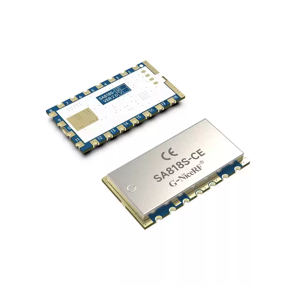 SA818S-CE: аналоговый модуль рации мощностью 1 Вт, сертифицированный CE-RED, радиус действия 3–5 км