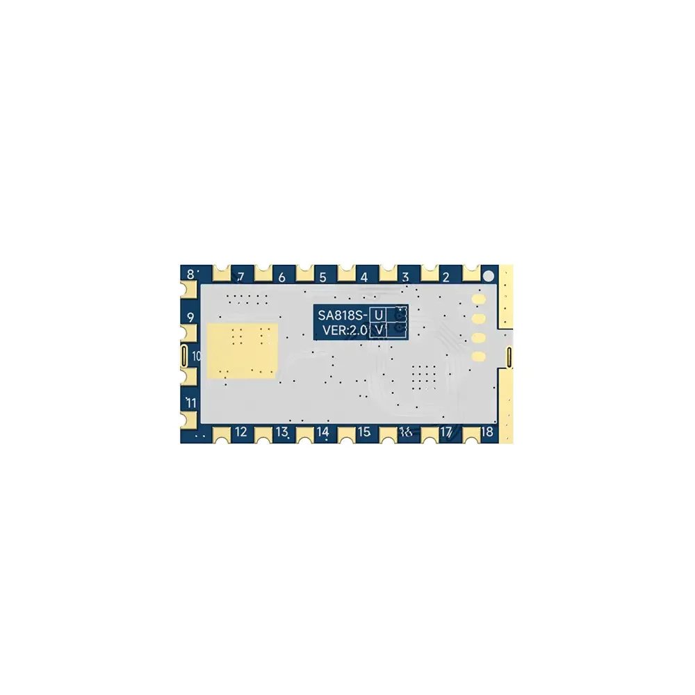 SA818S: Встроенный аналоговый модуль рации мощностью 1 Вт с усилителями и LNA