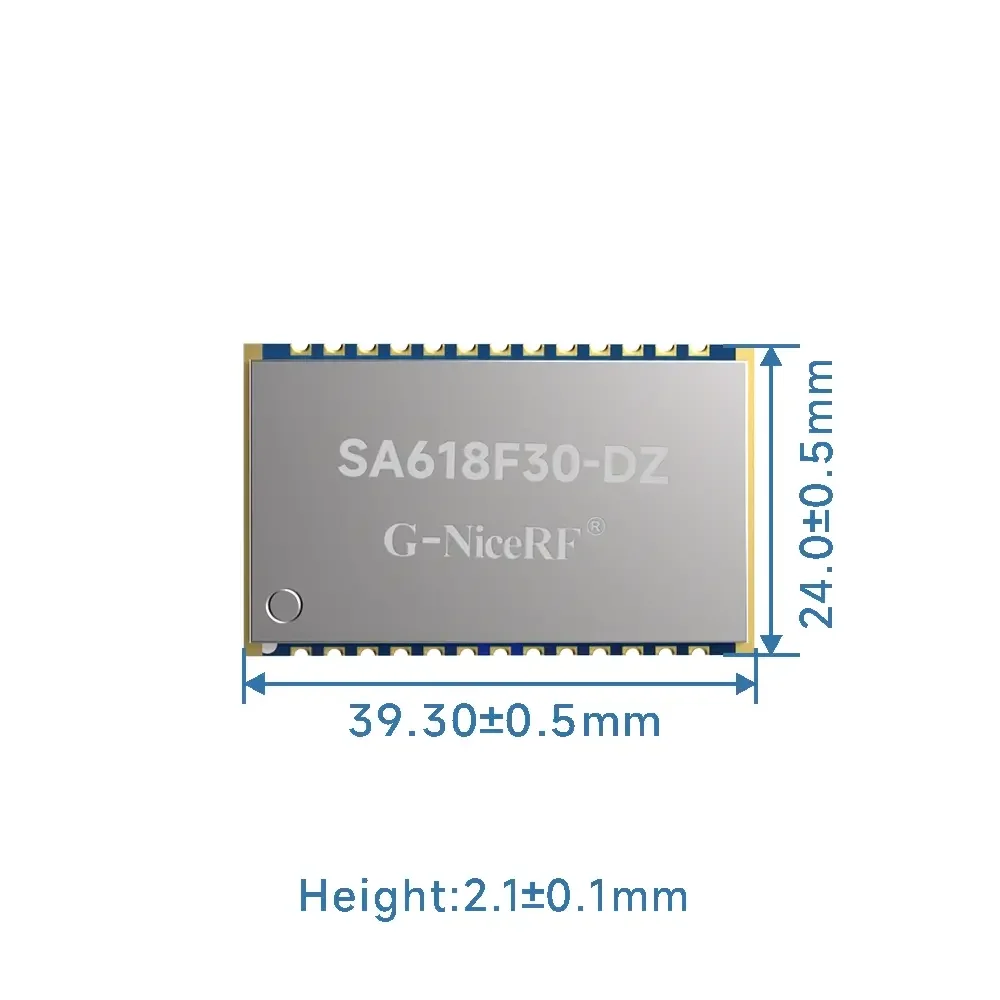 SA618F30-DZ : многоуровневое реле с двумя антеннами, 1 Вт, частота дискретизации 8K, полнодуплексный режим, защита от электростатического разряда