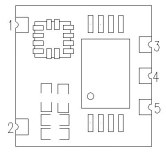 Контакты модуля 3D-шагомера STP100M Контакты модуля 3D-шагомера STP100M