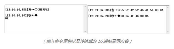 Пример ввода команды и ее шестнадцатеричное представление Пример ввода команды и ее шестнадцатеричное представление