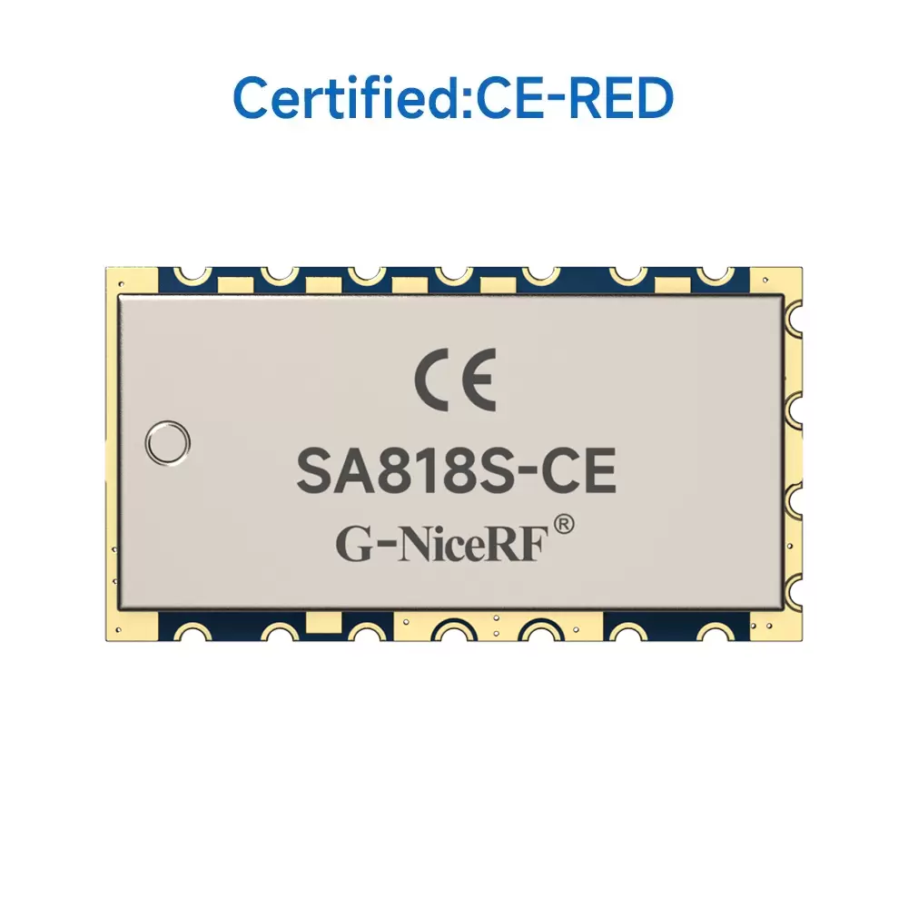 SA818S-CE: аналоговый модуль рации мощностью 1 Вт, сертифицированный CE-RED, радиус действия 3&ndash;5 км