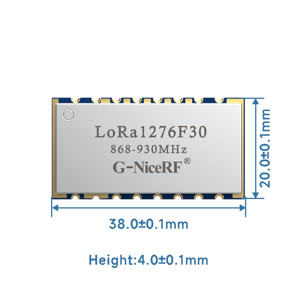 LoRa1276F30: модуль LoRa высокой мощности 868/915 МГц 500 мВт