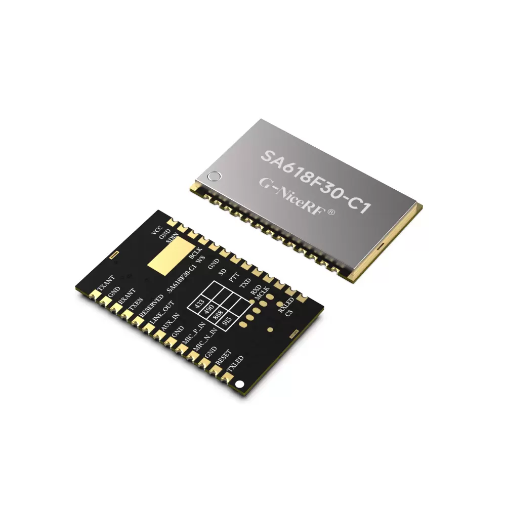 SA618F30-C1: высококачественный 1 Вт высокомощный полнодуплексный аудиомодуль передачи