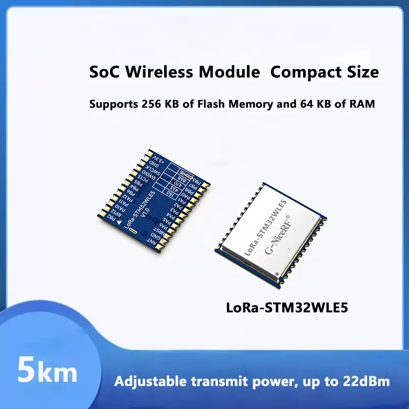 Беспроводной модуль LoRa-STM32WLE5 SOC: обеспечение сверхдальнего радиуса действия и малой мощности, высокопроизводительной беспроводной связи
