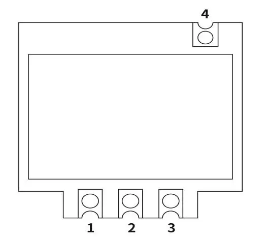 Определение контактов модуля передатчика ASK высокой мощности 433 МГц STX883Pro