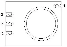 Определение контактов модуля передачи ASK STX882